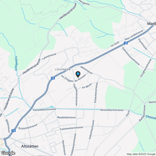 Äusserst hochwertige Attikawohnung mit riesiger Terrasse und wunderschöner Weitsicht - Karte