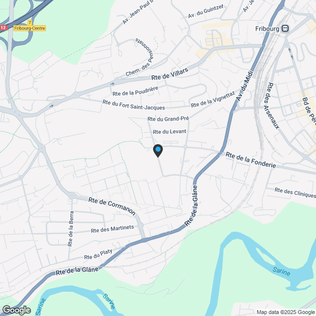 Veveyse FR - Moderne 5,5-Zimmer-Villa mit atemberaubendem Blick - Karte