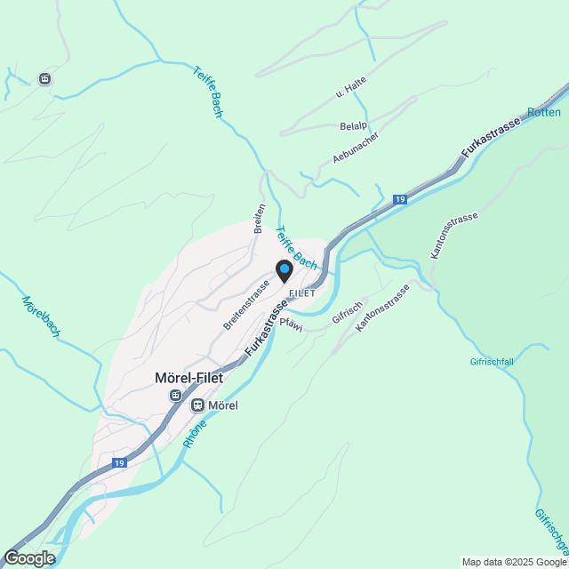 Einfamilienhaus in Mörel - Karte