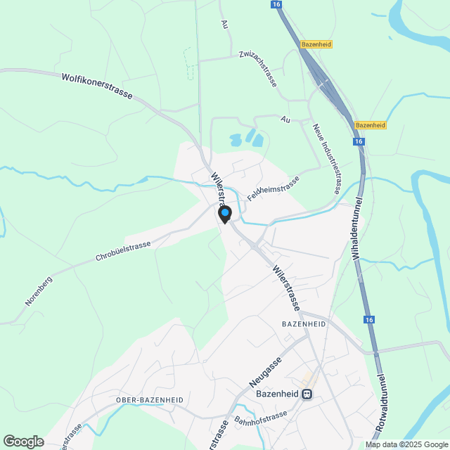 2.5 Zimmer Neubauwohnung in Bazenheid - Karte