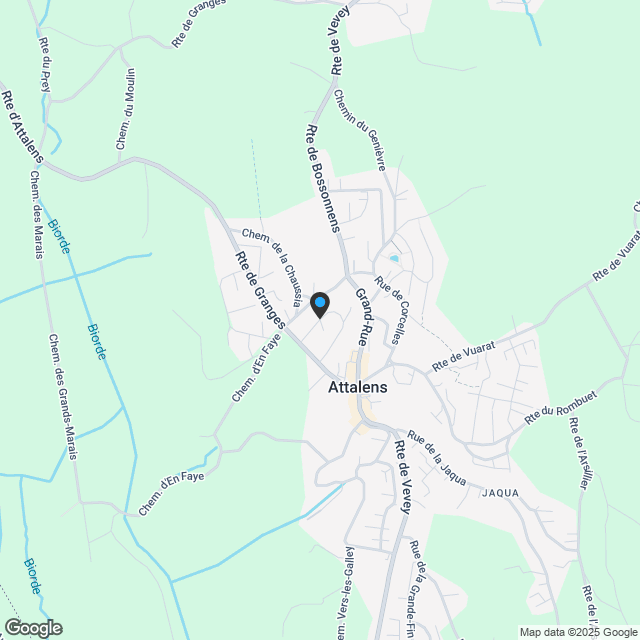 Moderne 3.5-Zimmer-Wohnung mit Minergie-Zertifizierung in Attalens - Karte