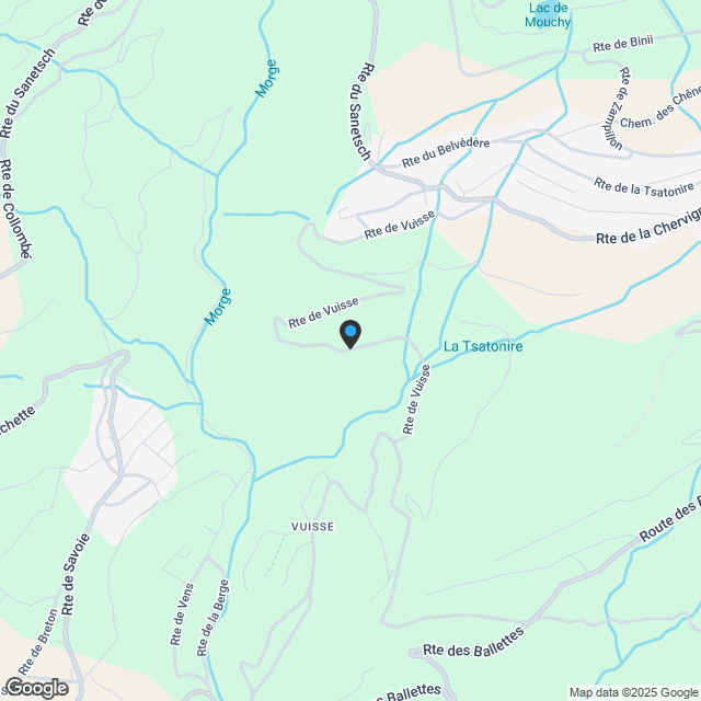 2,5 Zimmer mit Terrasse und privatem Garten – Südausrichtung (Vuisse, Savièse) - Karte