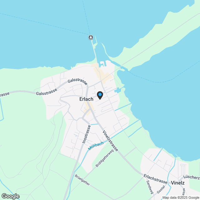 Neue 2,5-Zimmer-Wohnung in Erlach - Karte