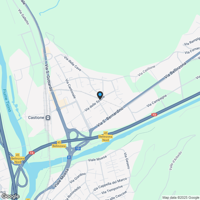 Neues Wohnhaus in Wohngebiet - Karte