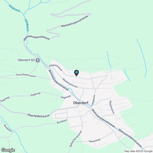 Einfamilienhaus in Oberdorf SO - Karte