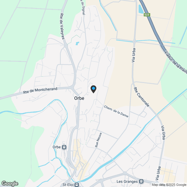 Orbe - Wohnung 2.5 Zimmer - Karte