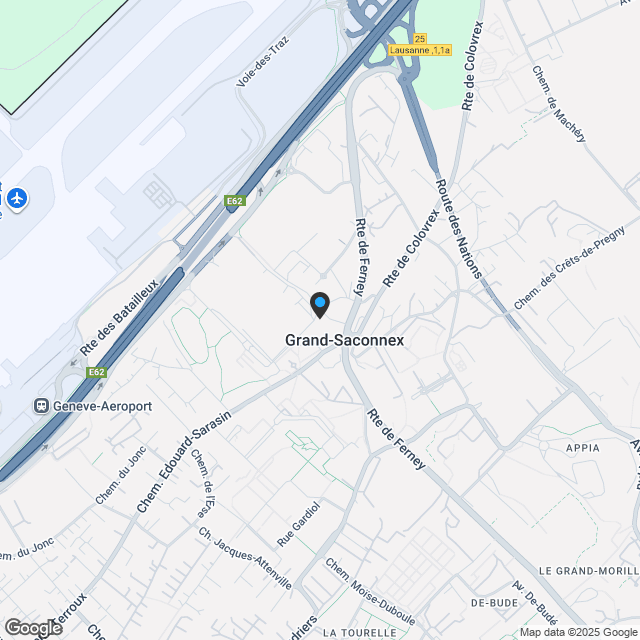 3,5-Zimmer-Wohnung mit Garten von 102 m² - Karte