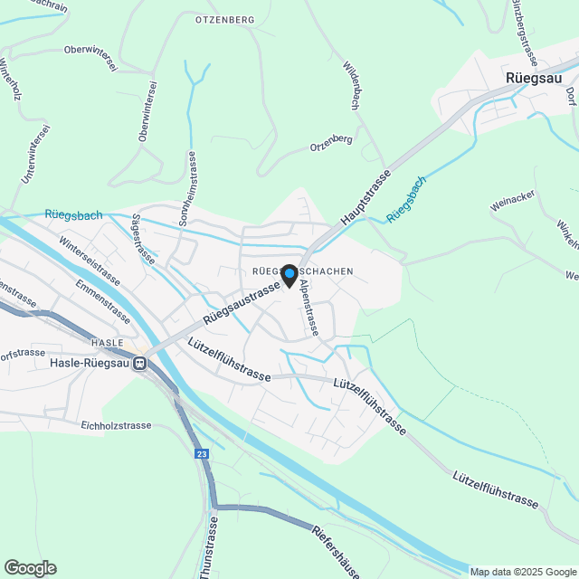 Erdgeschosswohnung im Zentrum vom Rüegsauschachen ... - Karte