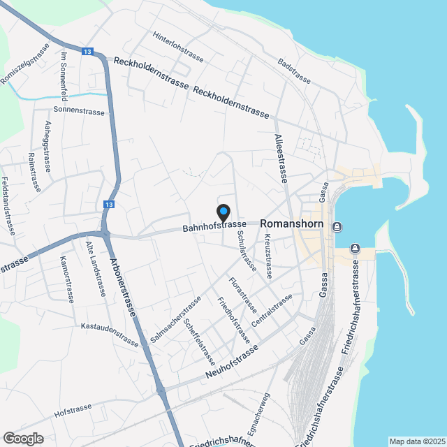 Komplettsanierte 4.5-Zi. Parterrewohnung inmitten von Romanshorn - Karte