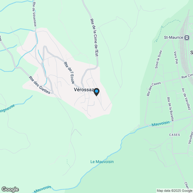Résidence "Les Terrasses de Vérossaz" - Karte