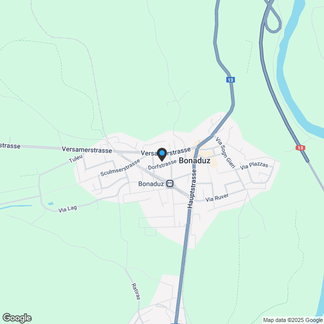 Moderne 5.5-Zimmer-Dachwohnung in Bonaduz an ruhiger Lage - Karte
