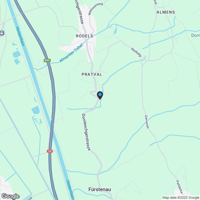 Moderne Eigentumswohnungen mitten im Domleschg - Karte