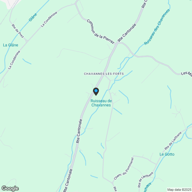 4,5 Zimmer im modernen Doppelhaus – Chavannes-les-Forts - Karte