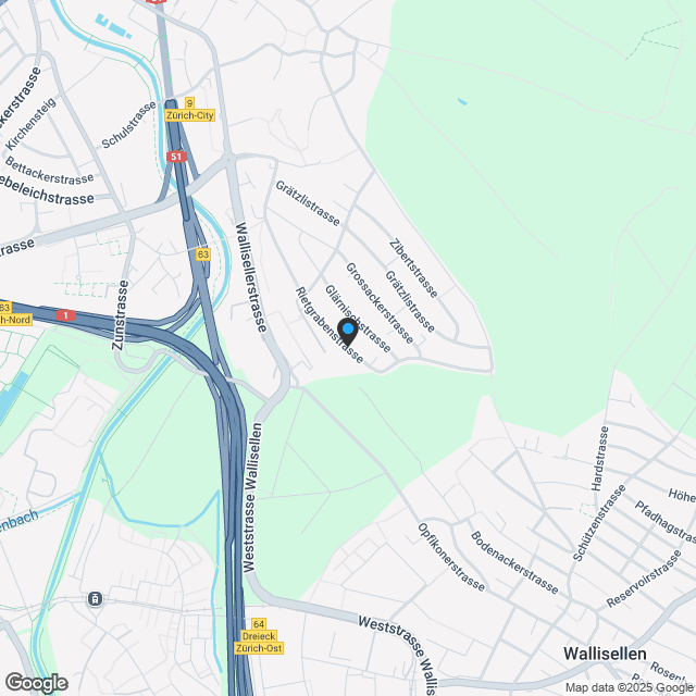 4.5-Zimmer Eigentumswohnungen im aufstrebenden Opfikon - Karte