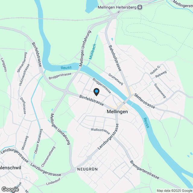 Erstbezug grosszügige helle 3.5 Gartenwohnung - Karte