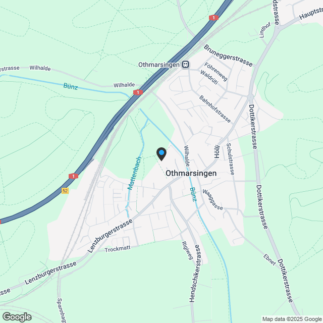 helle, moderne Wohnungen in der Überbauung "mattenpark.ch" - Karte