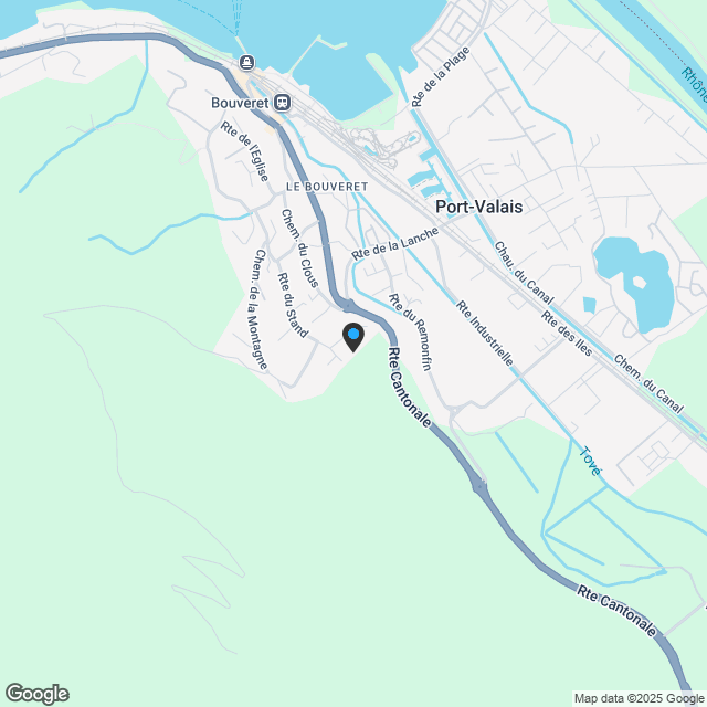 Le Bouveret, 3,5 Zimmer in der neuen Residenz L'Aurore - Karte