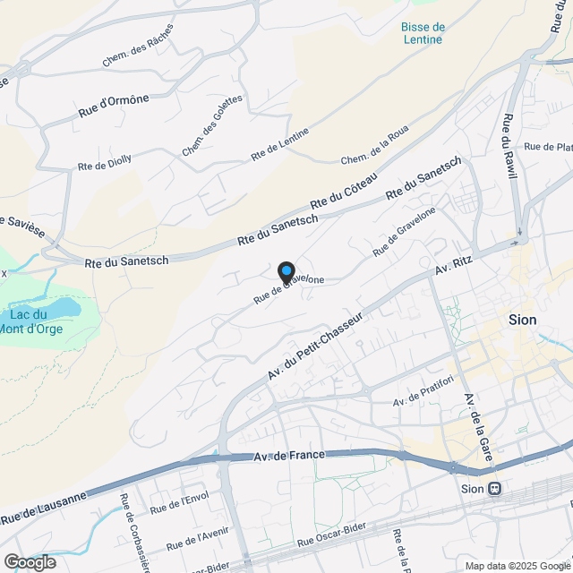 Attique d'exception de 7.5 pièces à Gravelone - Karte