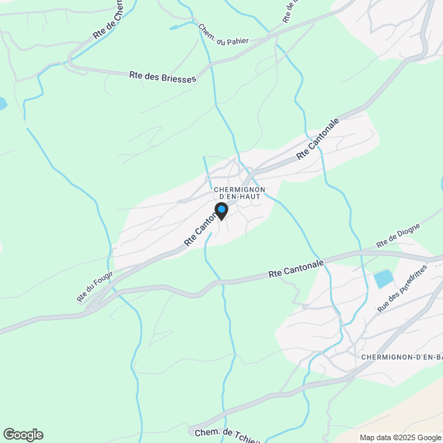 6003. Maison moderne neuve à Chermignon d'en Haut - Karte