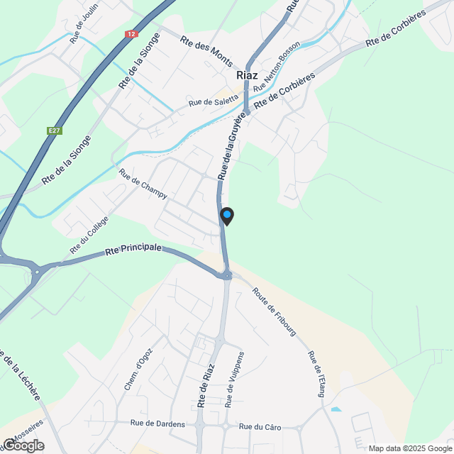 Außergewöhnliche Aussicht, in der Nähe der Autobahnauffahrt - Karte