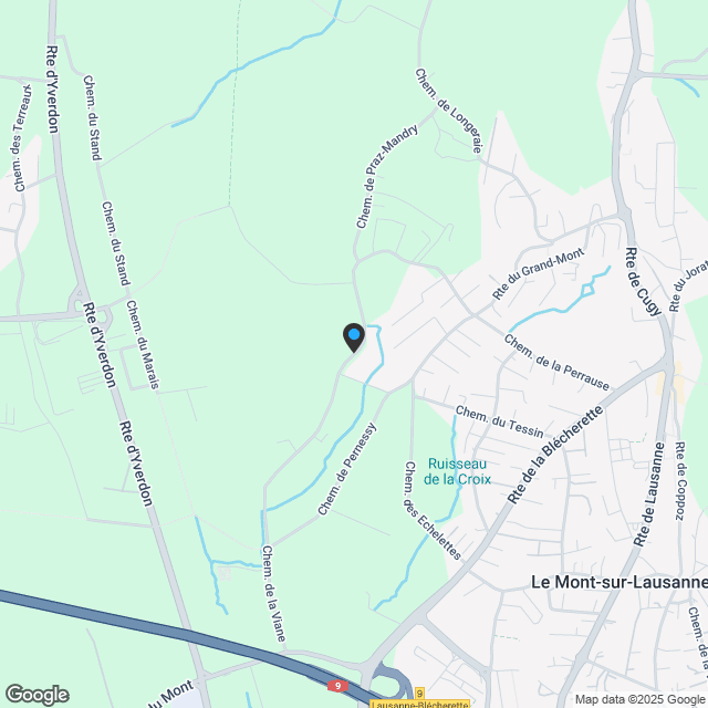 Le Mont - Penthouse Neue 5.5 Zimmer mit privatem Garten - Karte