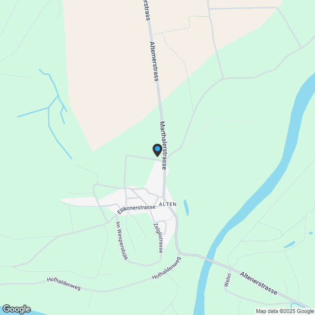 Reihenhaus Marthalerstrasse 29c, Alten - Karte