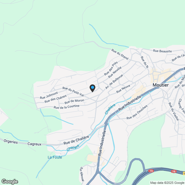 Ideal gelegen in einer ruhigen Gegend - Karte