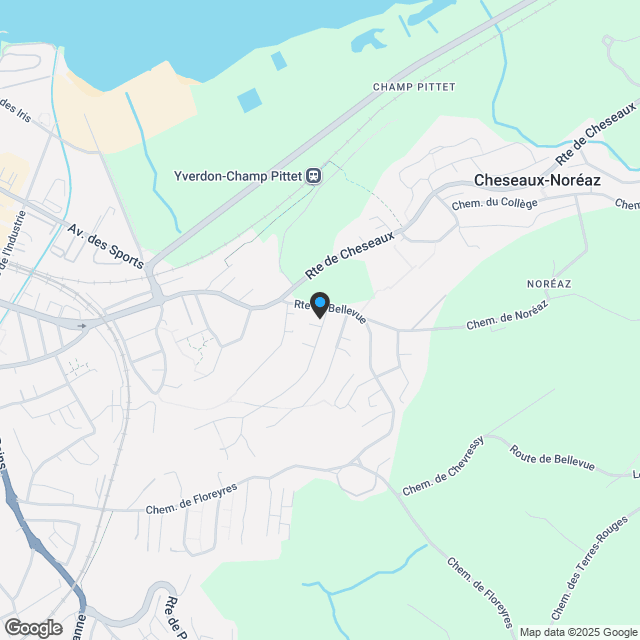 Privater Garten für 4,5-Zimmer-Wohnung - Yverdon-les-Bains - Karte