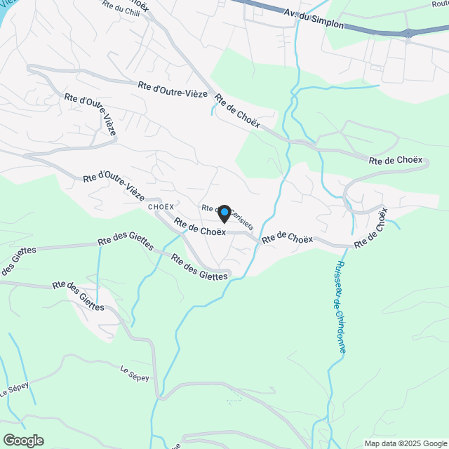 Zu verkaufen - Moderne und elegante 5.5-Zimmer-Villa - Monthey-Choëx - Karte