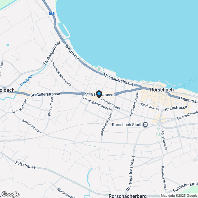 Zentrales Wohnen in Seenähe - Karte