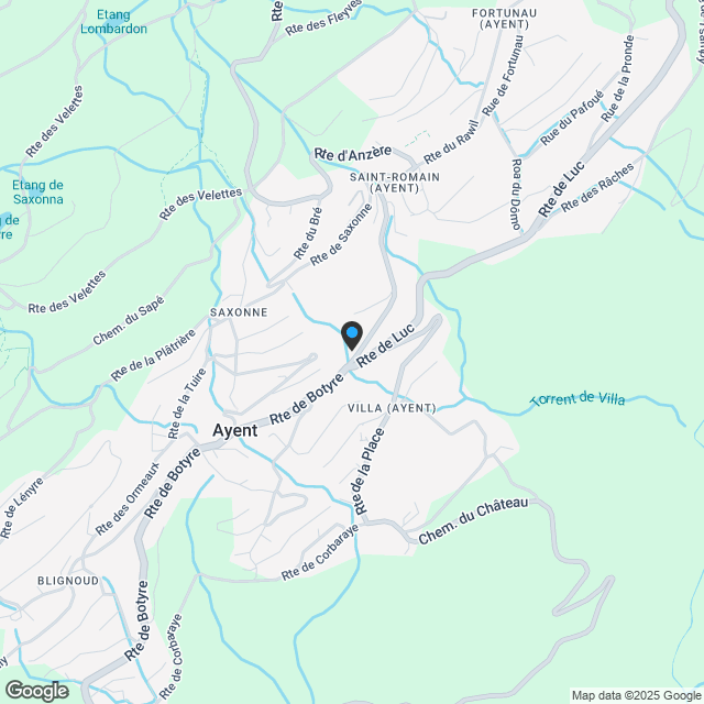 Die Perrons von St-Romain: Apartments mit Terrasse, superbe Aussicht, Duplex - Karte