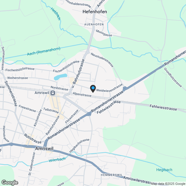 DUO Amriswil, exklusives Wohnen an einer der begehrtesten Lagen der Region - Karte