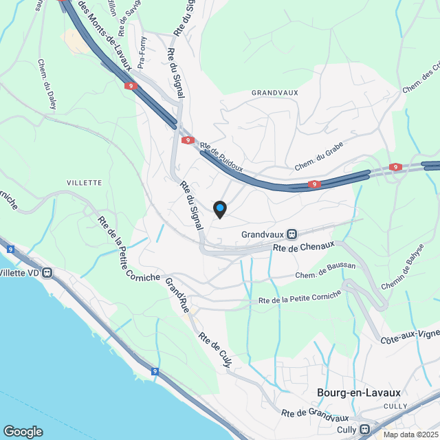 Magnifique villa de 5.5 pièces avec vue sur le lac Léman - Karte