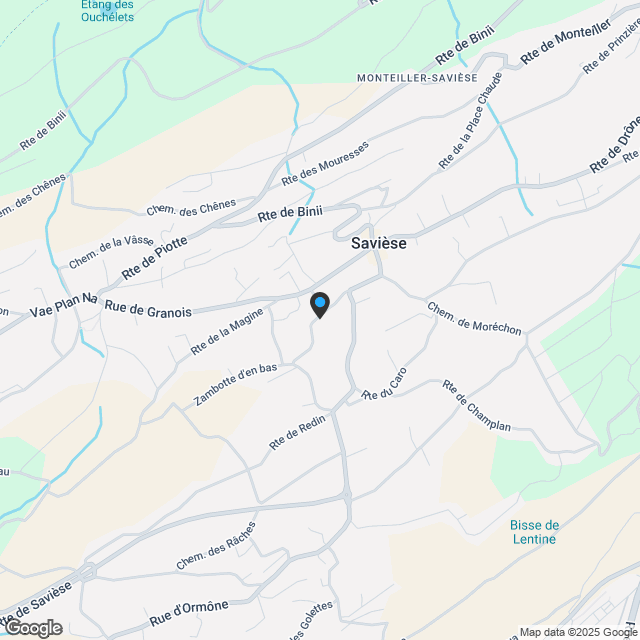 Nouveauté - Centre de Savièse - Karte