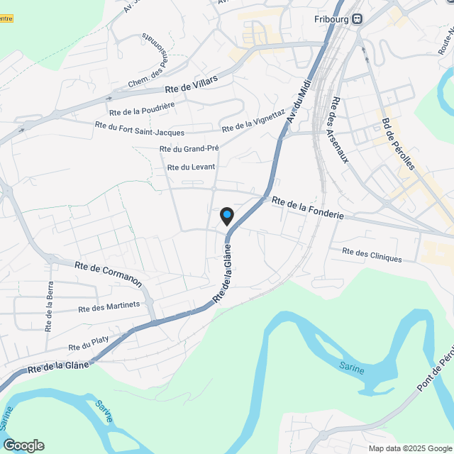 Gleichgewicht und Licht, zwischen Stadt und Horizont - Karte