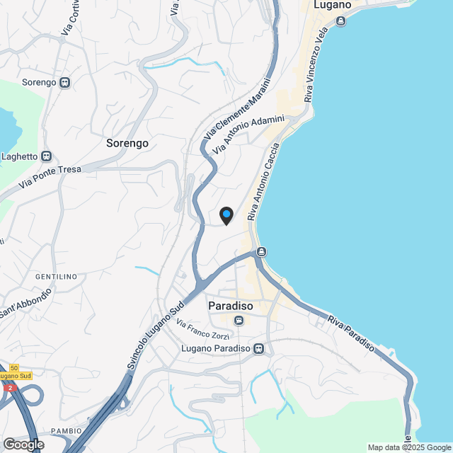 Centro città Lugano - Torre di Eva appartamento di lusso - Karte