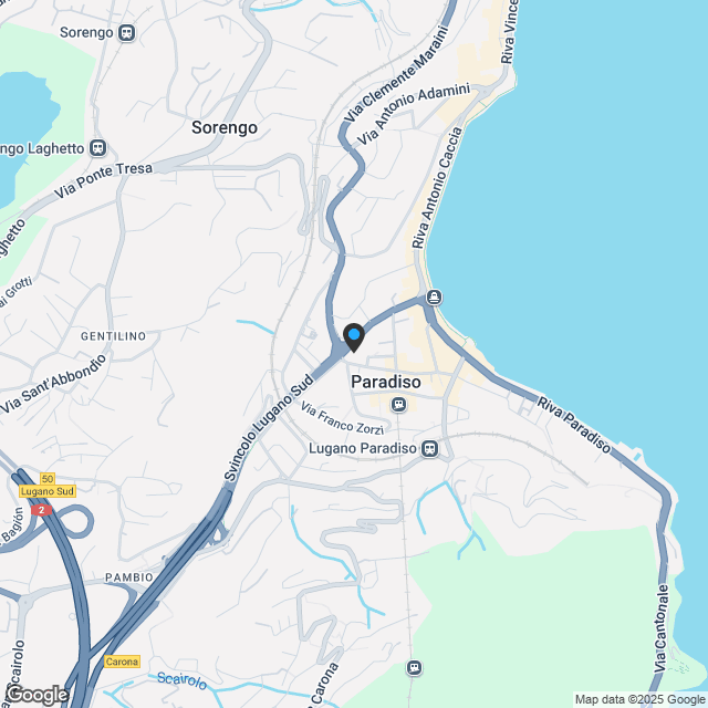 Gioiello abitativo elegante di 2,5 locali nel cuore di Paradiso - Karte