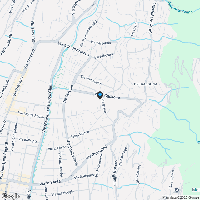 Neues 4.5-Zimmer-Wohnung mit Garten in Pregassona - Karte