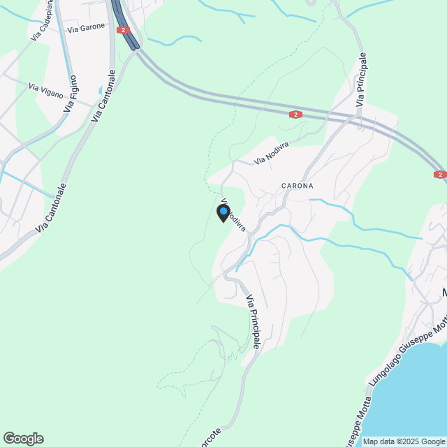 Lugano-Carona: moderne Duplex-Wohnung mit spektakulärem Blick auf den Luganersee zu verkaufen - Karte