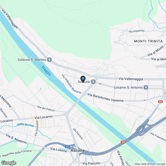 LOCARNO - geräumiges 2.5-Zimmer-Wohnung mit großer Terrasse - Karte