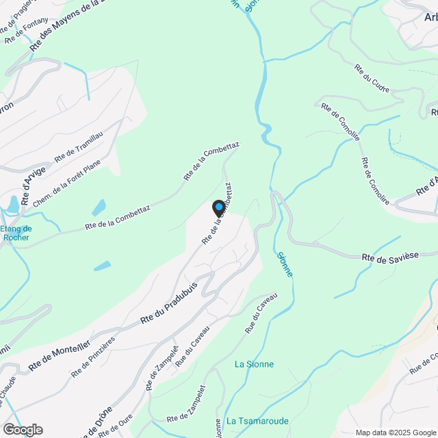 Savièse 16 Apartments und eine Villa mit Panoramablick, im Herzen einer ökologischen Residenz von hohem Standard - Karte