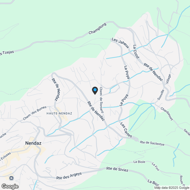 Attikawohnung mit 2.5 Zimmern in Sornard zum Verkauf - Karte