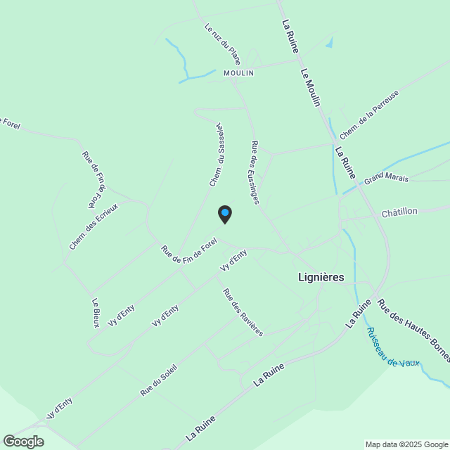Einzelvilla in Lignières - nur noch eine verfügbar! - Karte