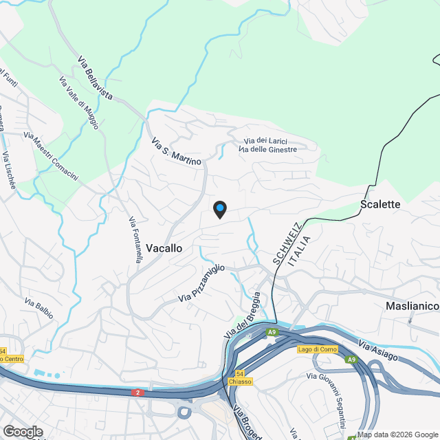 Villa in Vacallo - Karte