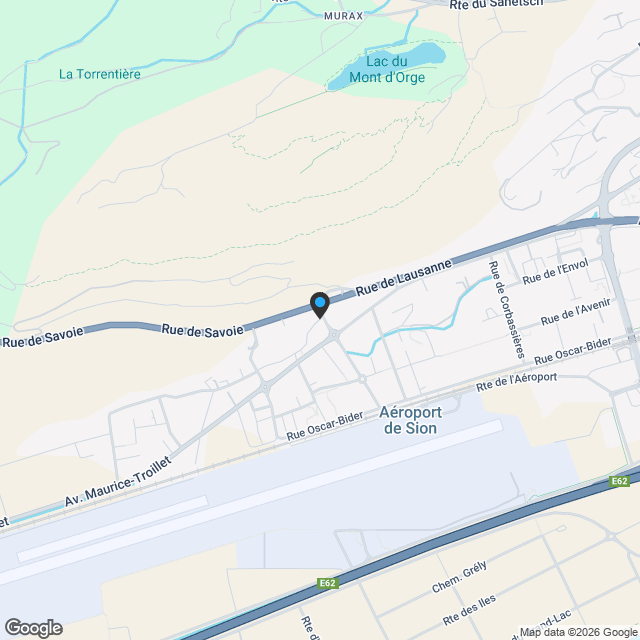 1.5-Zimmerwohnung in Sion - Karte