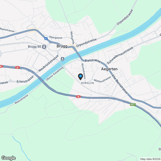 Exklusive 4.5 Zimmer-Wohnung in Aegerten - Karte