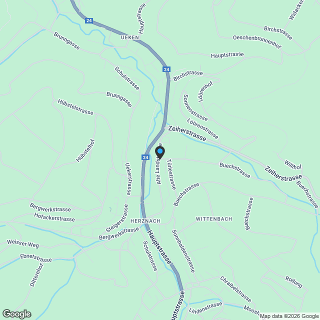 Familienfreundlich Leben im Grünen - «Türle» in Herznach - Karte