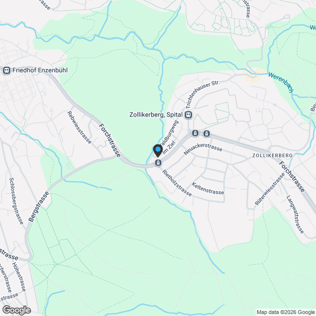 3 1/2 Zimmer Attika in Zollikerberg - steueroptimiertes Stadtdomizil - Karte