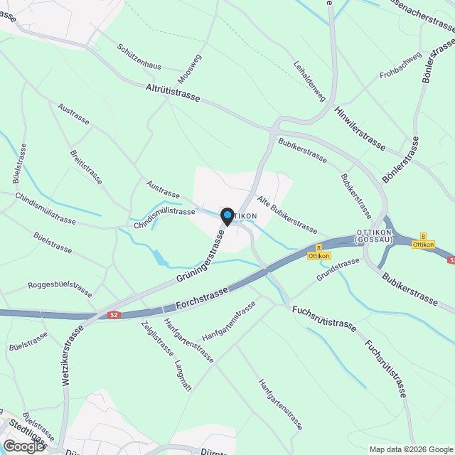 BAUSTART IST ERFOLGT «Dorf Ottikon»: Freiraum und Wohnauswahl in einzigartigem Ensemble - Karte