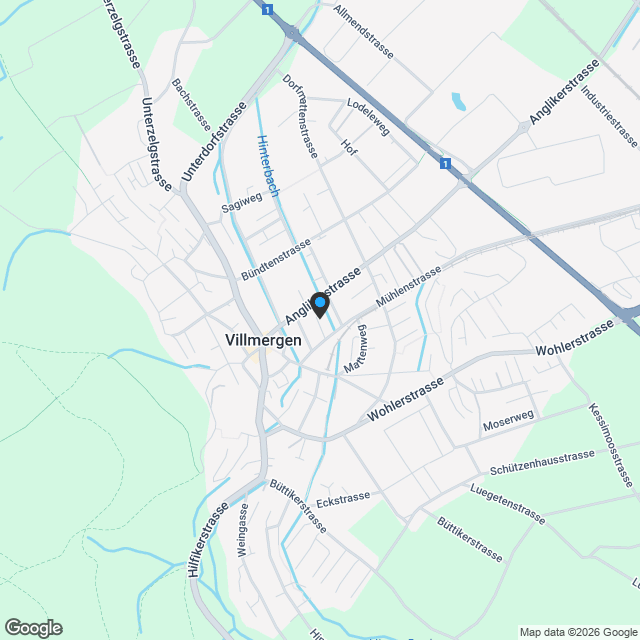 WOHNEN AN PERFEKTER ZENTRUMSLAGE; 4 1/2 Zimmer Attikawohnung - Karte